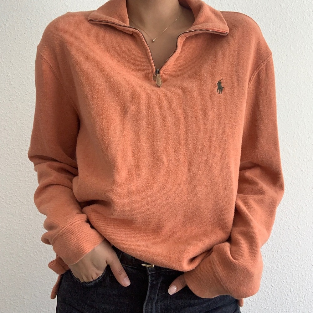 Salmon Polo pullover